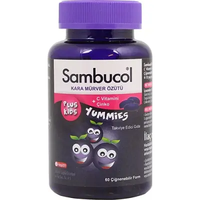 Sambucol Plus Kids Yummies 60 Çiğneme Tableti