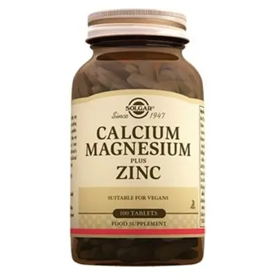 Solgar Calcium Magnesium Plus Zinc