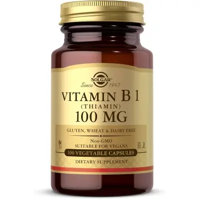 Solgar Vitamin B1 (Thiamin) 100 mg