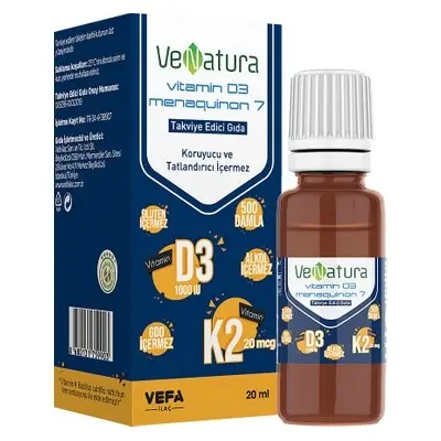 Venatura D3 K2 Damla 20 ml